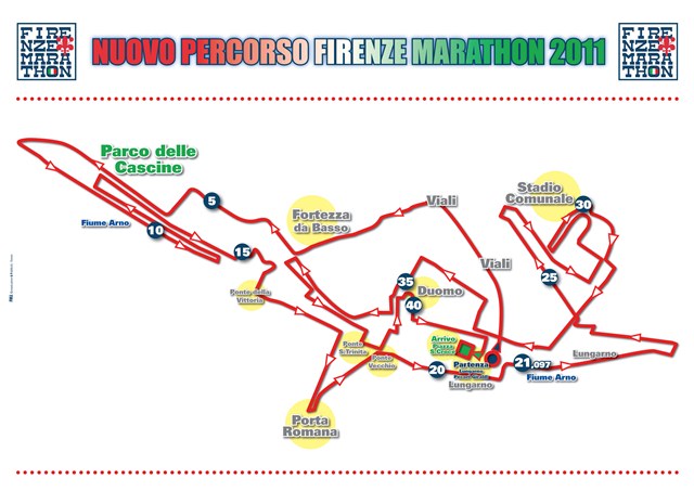 Florence-marathon-map